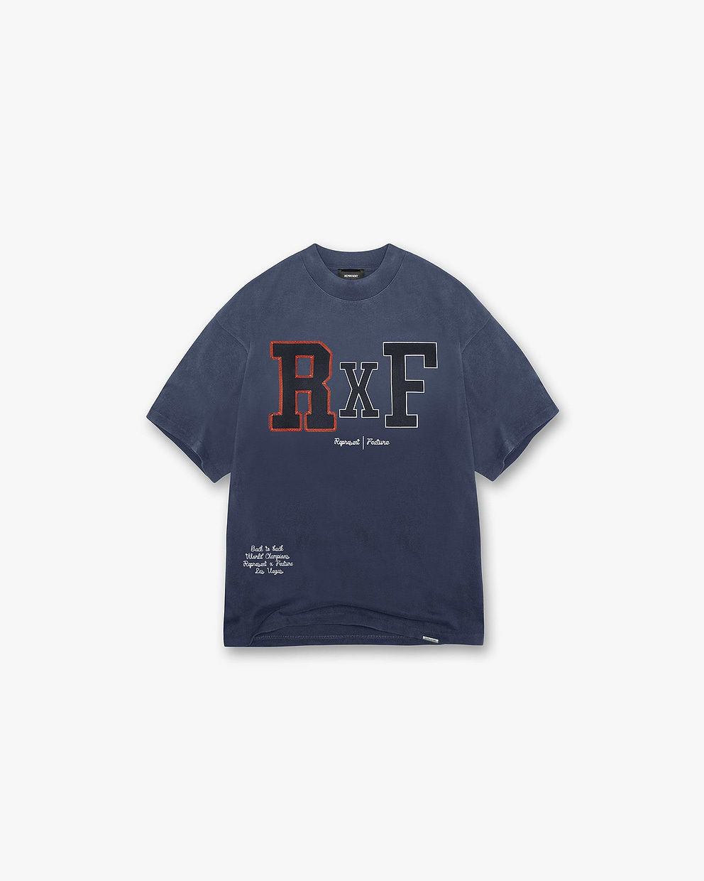 Represent X Feature Champions T-Shirt - Midnight Navy